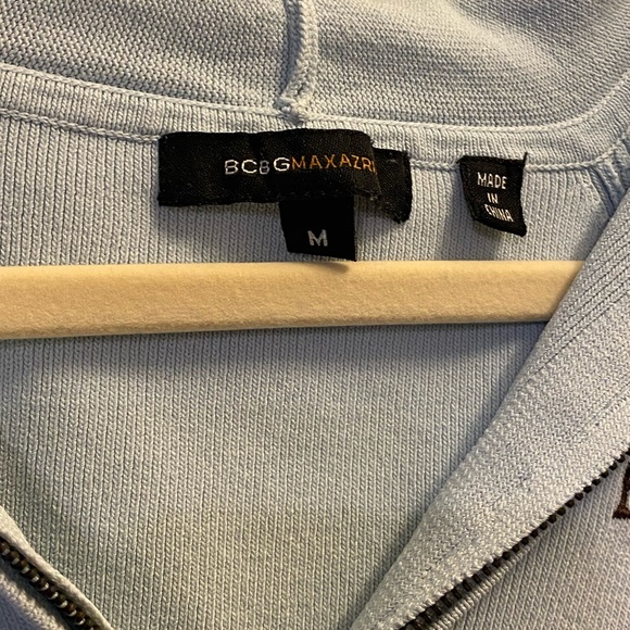 Baby Blue BCBG Zip Hoodie - Picture 3 of 6